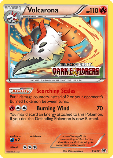 Volcarona (BW40) [Black &amp; White: Black Star Promos] 