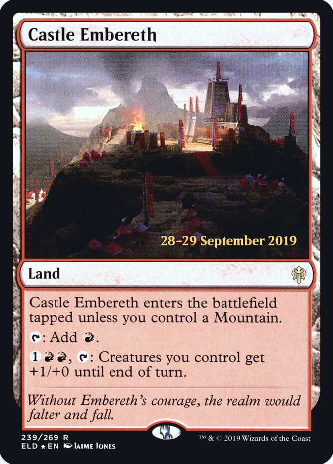 Castle Embereth [Throne of Eldraine Prerelease Promos] 