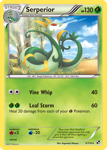 Serperior (5/114) [Black &amp; White: Base Set] 