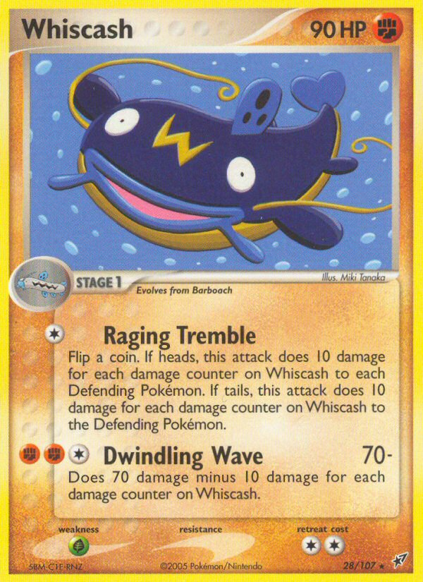 Whiscash (28/107) [EX: Deoxys] 