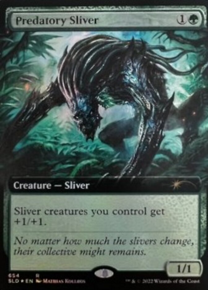 Predatory Sliver (Extended Art) [Secret Lair Drop Promos] 