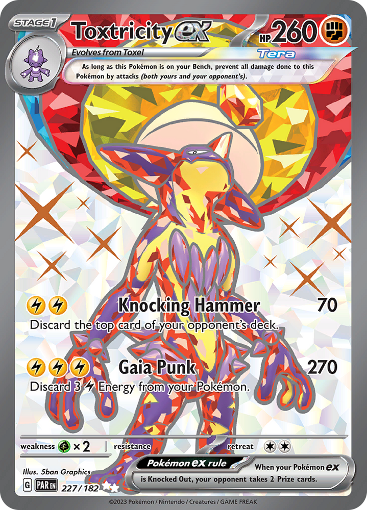 Toxtricity ex (227/182) [Scarlet &amp; Violet: Paradox Rift] 