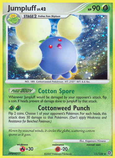 Jumpluff (11/132) [Diamond &amp; Pearl: Secret Wonders] 