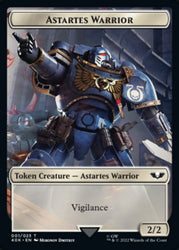 Astartes Warrior (001) // Robot Double-Sided Token [Warhammer 40,000 Tokens] 