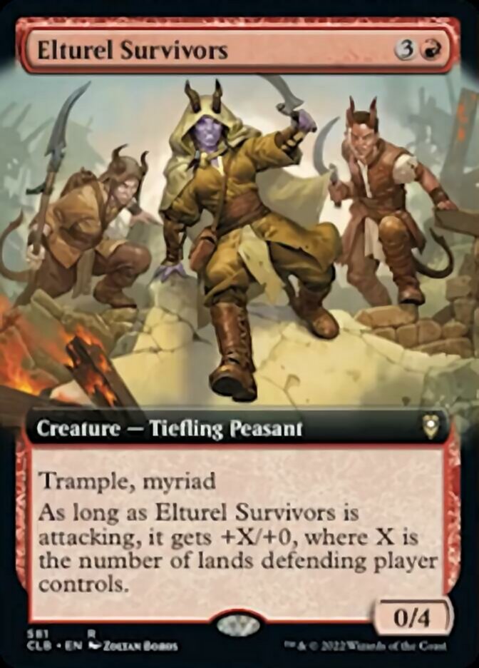 Elturel Survivors (Extended Art) [Commander Legends: Battle for Baldur's Gate] 