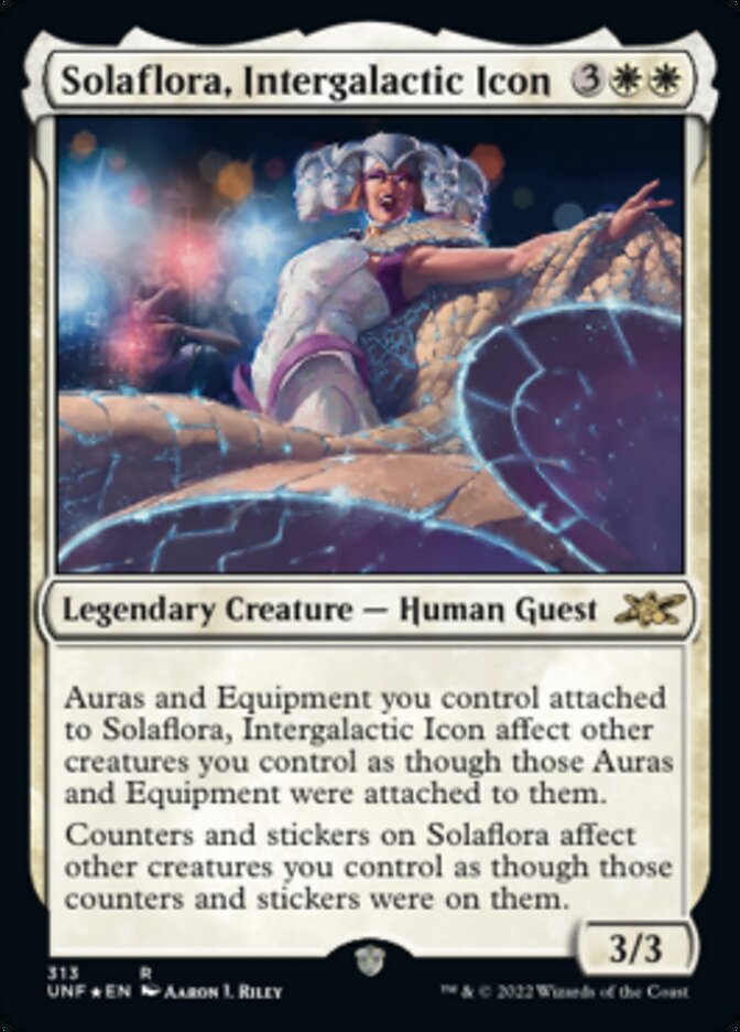 Solaflora, Intergalactic Icon (Galaxy Foil) [Unfinity] 