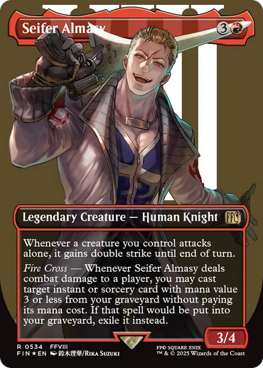 Seifer Almasy (Borderless) (Surge Foil) [FINAL FANTASY]