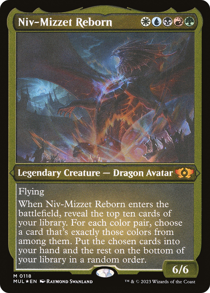 Niv-Mizzet Reborn (Foil Etched) [Multiverse Legends] 