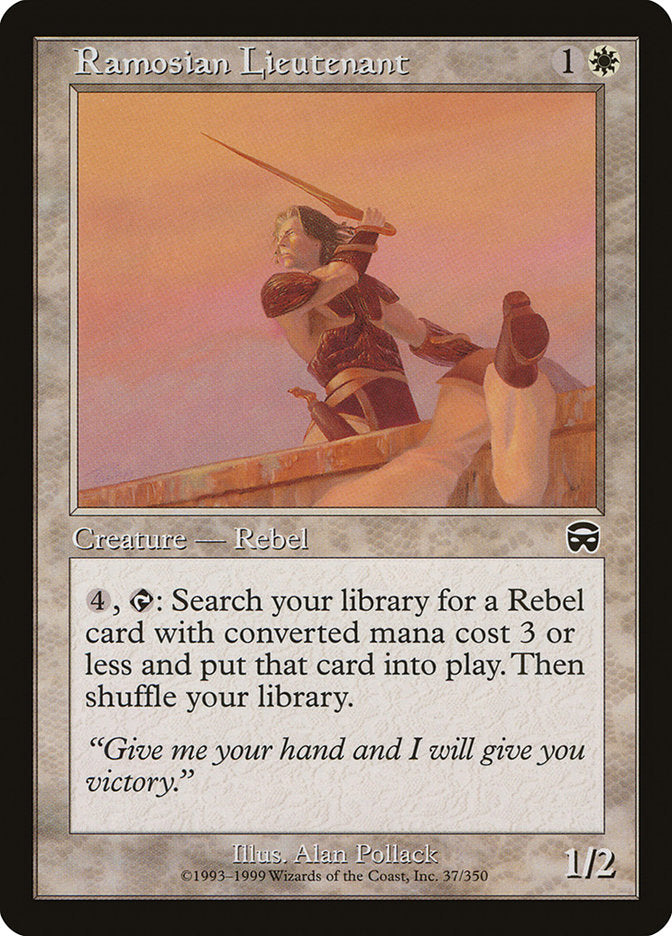 Ramosian Lieutenant [Mercadian Masks] 