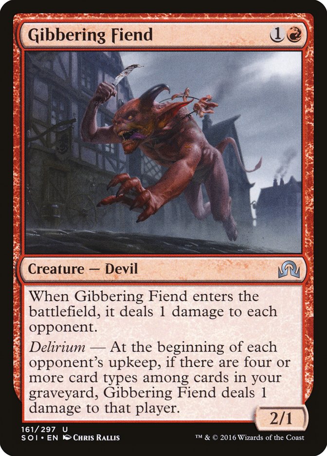 Gibbering Fiend [Shadows over Innistrad] 