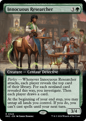Innocuous Researcher (Extended Art) [Murders at Karlov Manor Commander] 