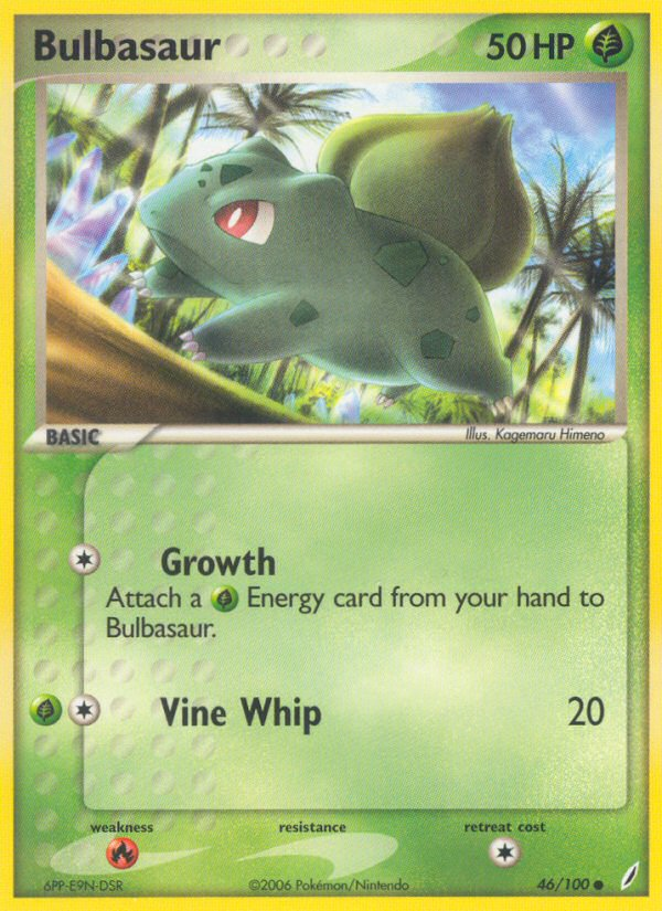 Bulbasaur (46/100) [EX: Crystal Guardians] 