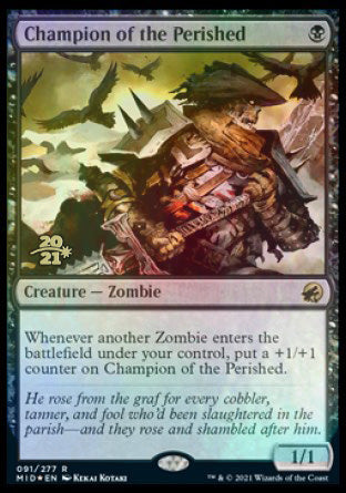 Champion of the Perished [Innistrad: Midnight Hunt Prerelease Promos] 
