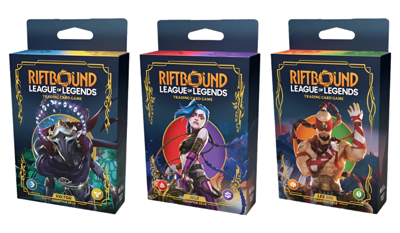 League of Legends Riftbound TCG: Origins - Champion Decks (Set of 3)