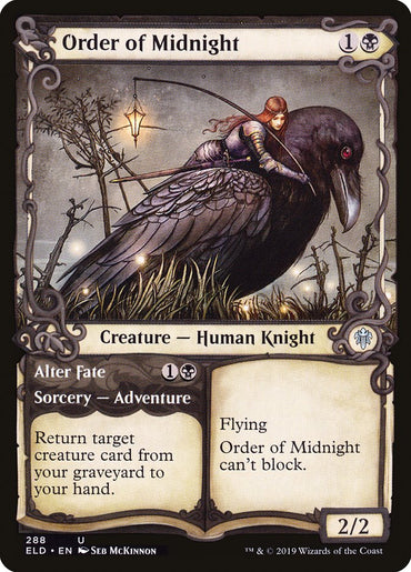 Order of Midnight // Alter Fate (Showcase) [Throne of Eldraine] 