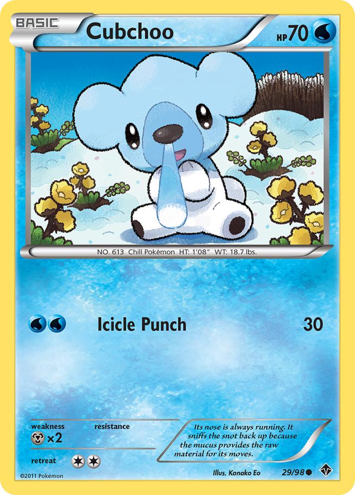 Cubchoo (29/98) [Black &amp; White: Emerging Powers] 