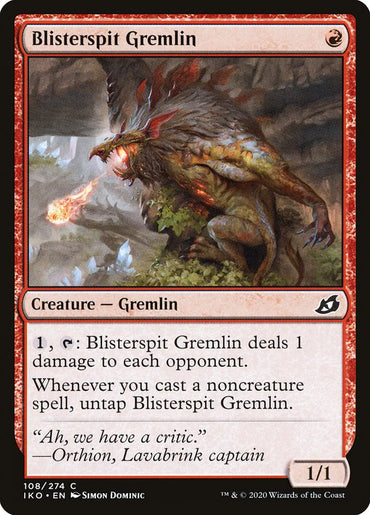 Blisterspit Gremlin [Ikoria: Lair of Behemoths] 