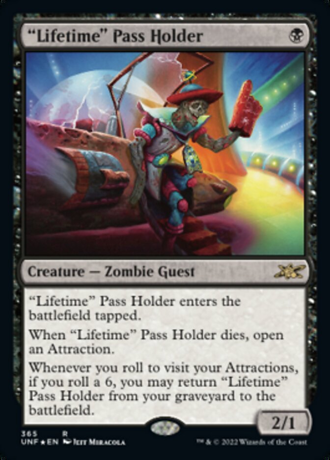 "Lifetime" Pass Holder (Galaxy Foil) [Unfinity] 