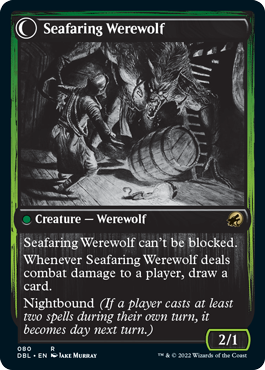 Suspicious Stowaway // Seafaring Werewolf [Innistrad: Double Feature] 