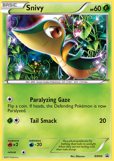 Snivy (BW06) [Black &amp; White: Black Star Promos] 