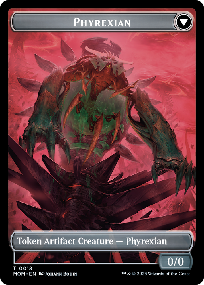 Incubator // Phyrexian (18) Double-Sided Token [March of the Machine Tokens] 