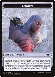 Goblin (010) // Wrenn and Six Emblem Double-Sided Token [Modern Horizons Tokens] 