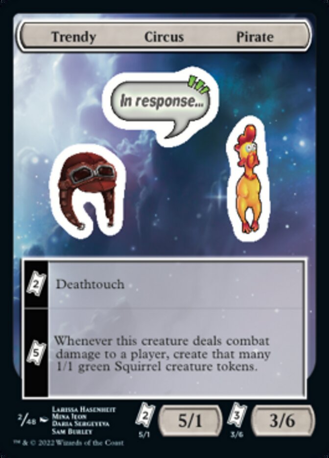 Trendy Circus Pirate [Unfinity Stickers] 