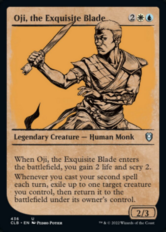 Oji, the Exquisite Blade (Showcase) [Commander Legends: Battle for Baldur's Gate] 