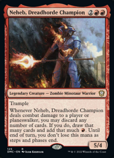 Neheb, Dreadhorde Champion [Dominaria United Commander] 
