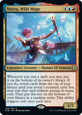 Neera, Wild Mage [Commander Legends: Battle for Baldur's Gate] 