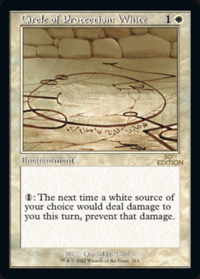 Circle of Protection: White (Retro) [30th Anniversary Edition] 