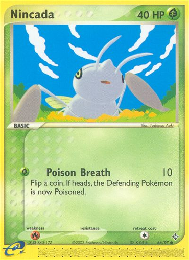 Nincada (66/97) [EX: Dragon] 