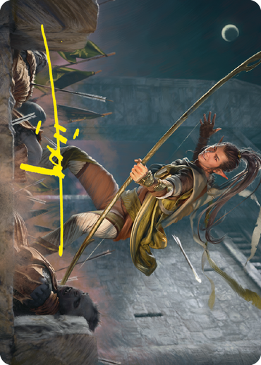 Legolas, Counter of Kills Art Card (Gold-Stamped Signature) [The Lord of the Rings: Tales of Middle-earth Art Series] 