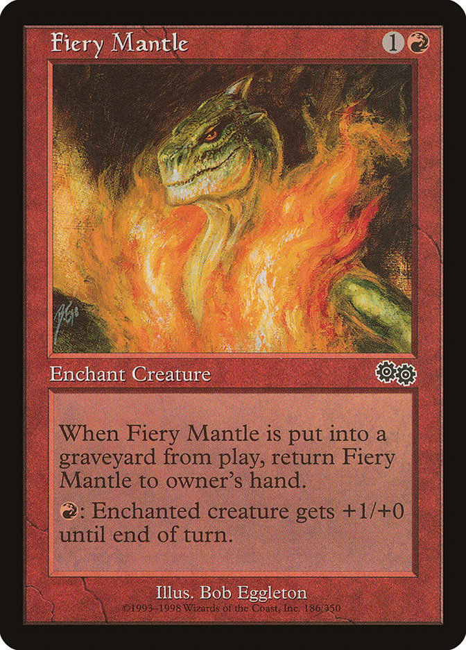 Fiery Mantle [Urza's Saga] 