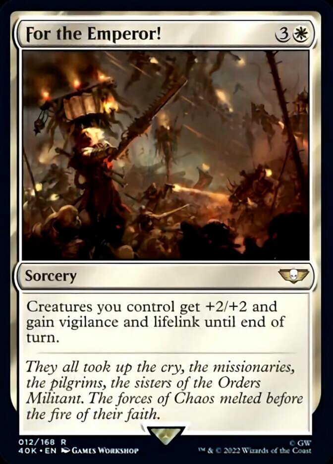 For the Emperor! (Surge Foil) [Warhammer 40,000] 