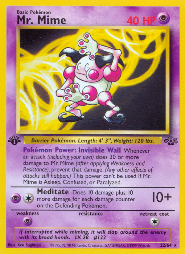 Mr. Mime (22/64) [Jungle 1st Edition] 