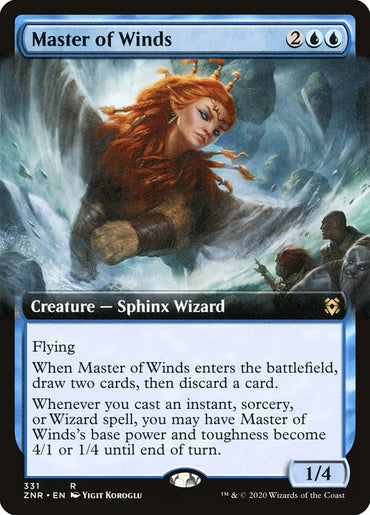 Master of Winds (Extended Art) [Zendikar Rising] 