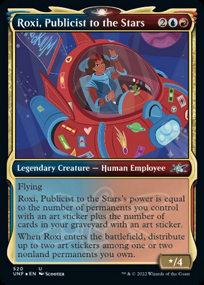 Roxi, Publicist to the Stars (Showcase) (Galaxy Foil) [Unfinity] 