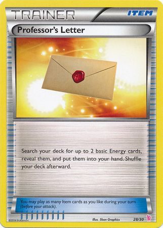Professor's Letter (28/30) [XY: Trainer Kit - Sylveon] 