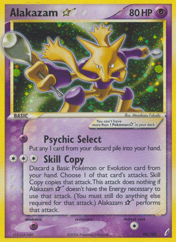 Alakazam Star (99/100) [EX: Crystal Guardians] 