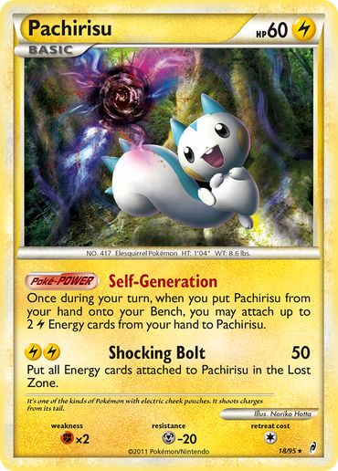 Pachirisu (18/95) [HeartGold &amp; SoulSilver: Call of Legends] 
