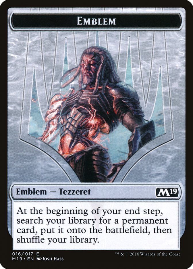 Tezzeret, Artifice Master Emblem [Core Set 2019 Tokens] 
