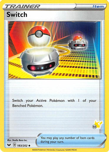 Switch (183/202) (Pikachu Stamp #52) [Battle Academy 2022] 
