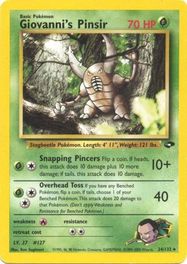 Giovanni's Pinsir (24/132) [Gym Challenge Unlimited] 