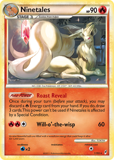 Ninetales (17/95) [HeartGold &amp; SoulSilver: Call of Legends] 