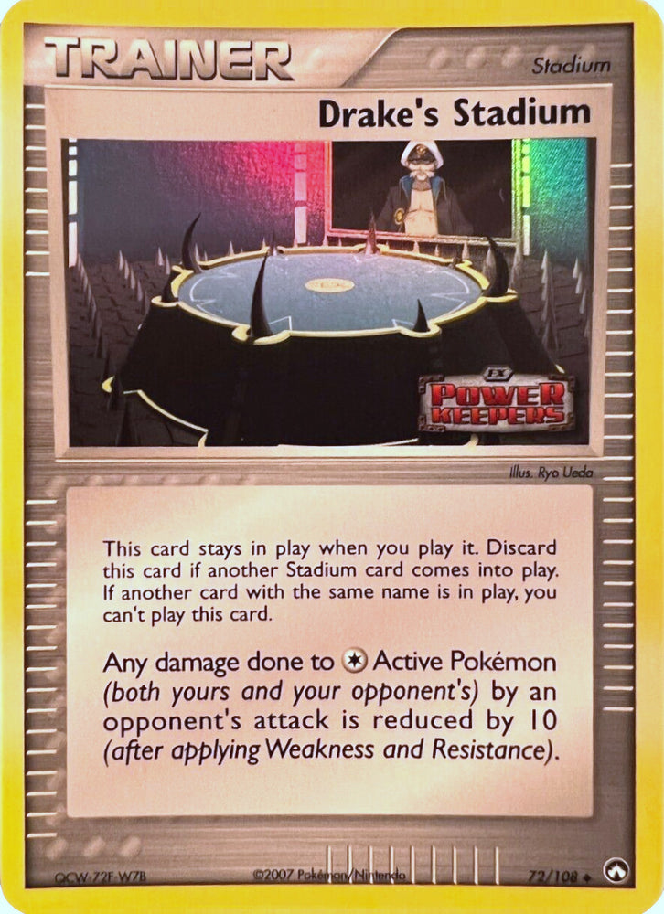 Drake's Stadium (72/108) (Stamped) [EX: Power Keepers] 