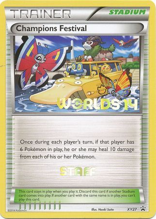 Champions Festival (XY27) (2014 Staff) [XY: Black Star Promos] 