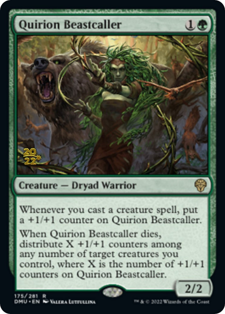 Quirion Beastcaller [Dominaria United Prerelease Promos] 