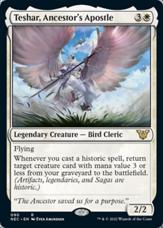 Teshar, Ancestor's Apostle [Kamigawa: Neon Dynasty Commander] 