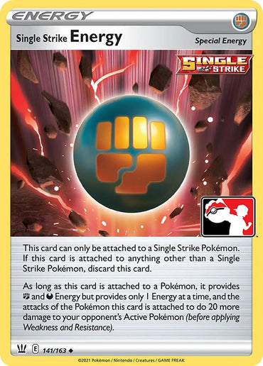 Single Strike Energy (141/163) [Prize Pack Series Two] 